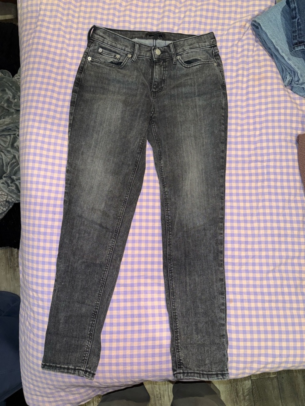 Banana Republic Women's Charcoal Skinny Jeans